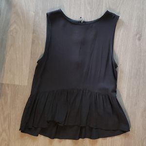 TALULA sleeveless peplum top